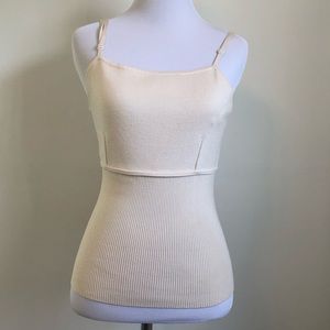 Avvenire Camisole Tank Top - Cream - Size Medium